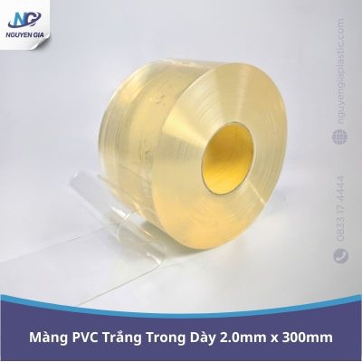 Màng Nhựa PVC Trong Suốt Dày 2.0mm x 300mm